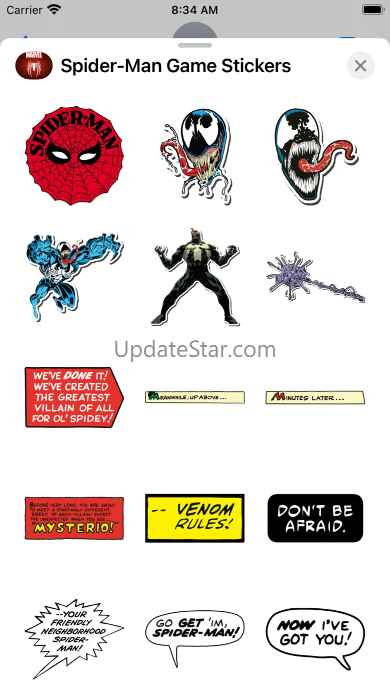 Spider-Man Game Stickers 1.6.0