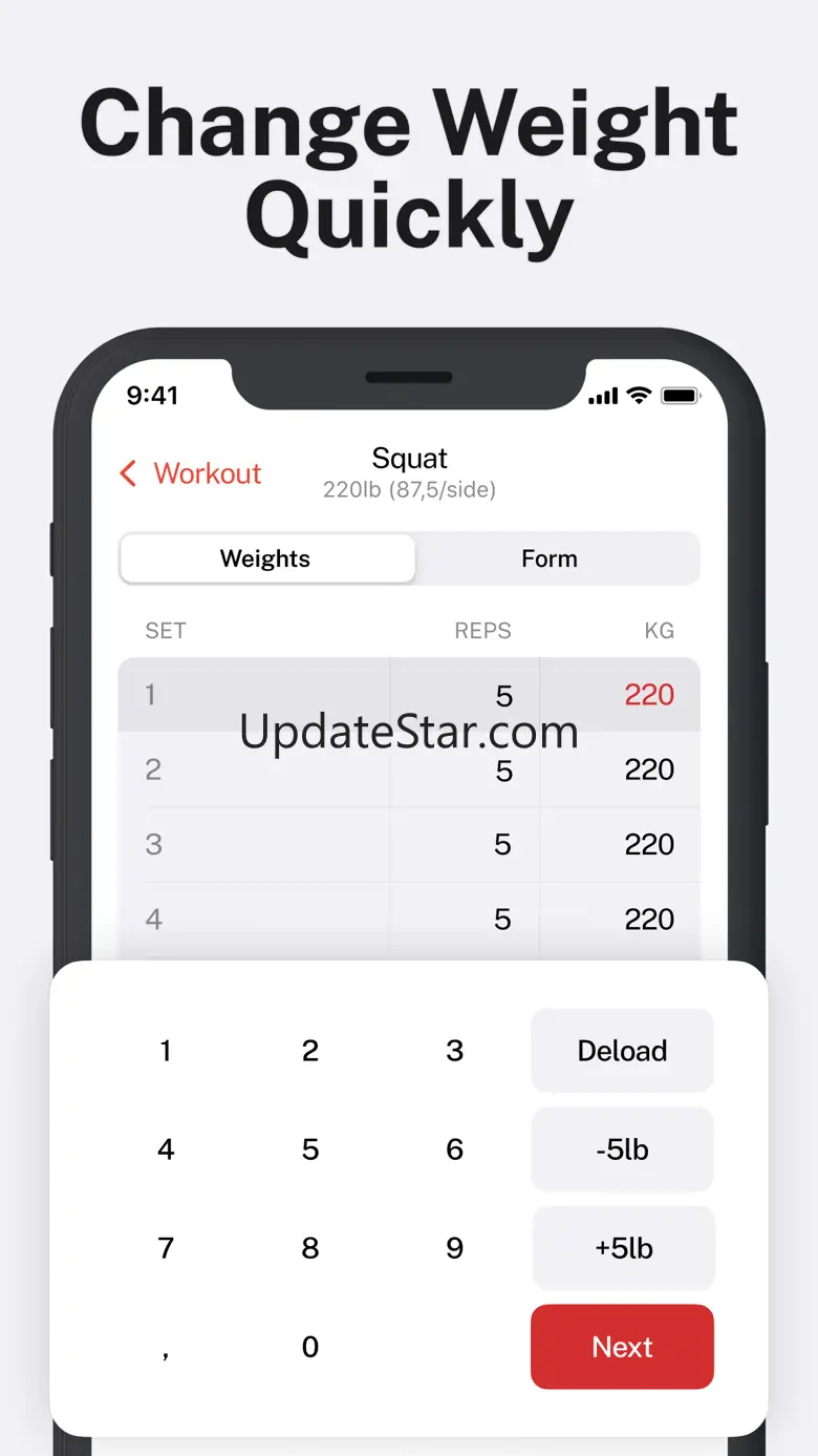 StrongLifts Weight Lifting Log 3.19.9