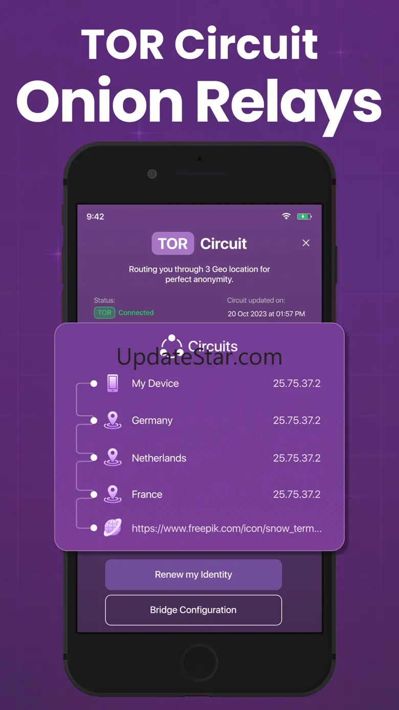 TOR Browser: Onion TOR+VPN App 6.4