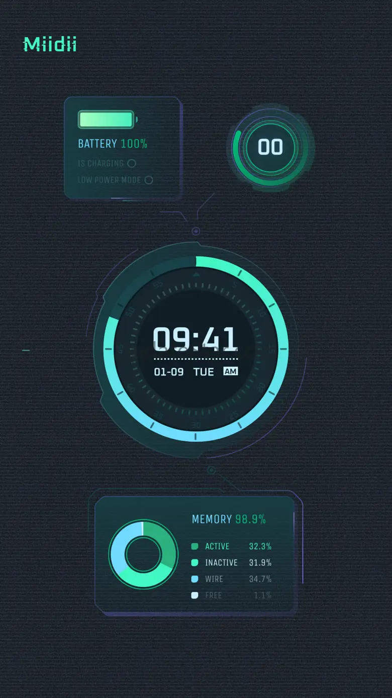 MD Clock - Time Clock Widget 2.37
