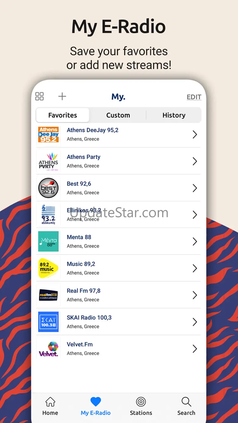 E-Radio - Stream greek music 2.0.6