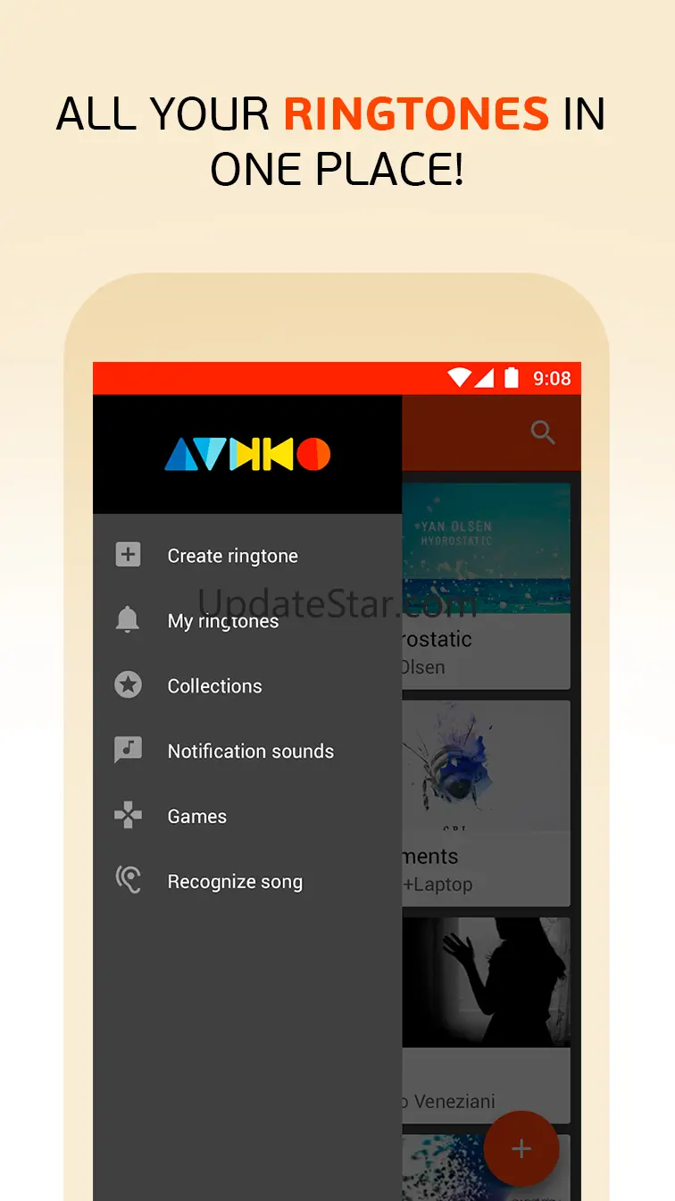 Audiko: ringtones, notificatio 2.28.40
