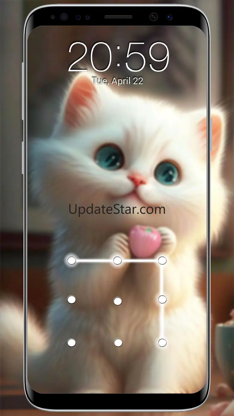 Kitty Cat Lock Screen 12.1