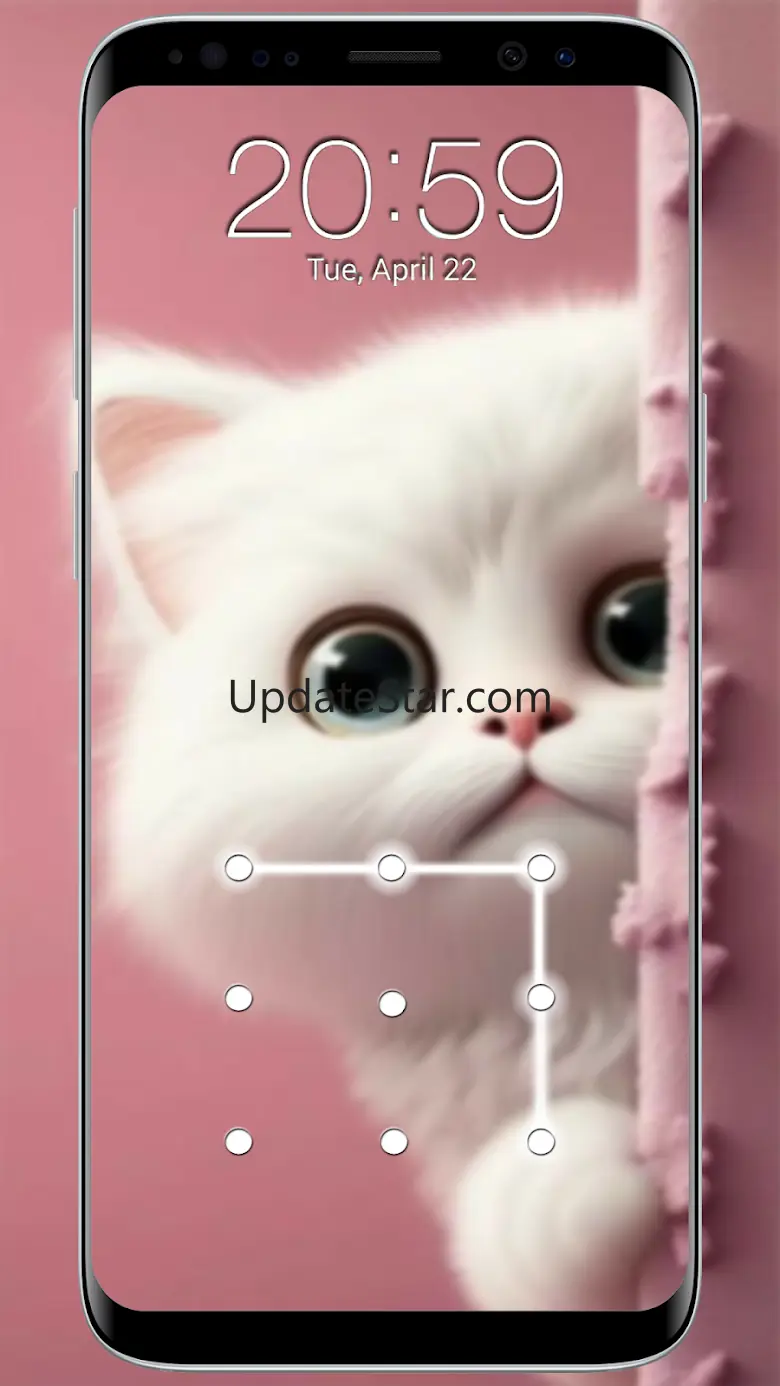 Kitty Cat Lock Screen 12.1