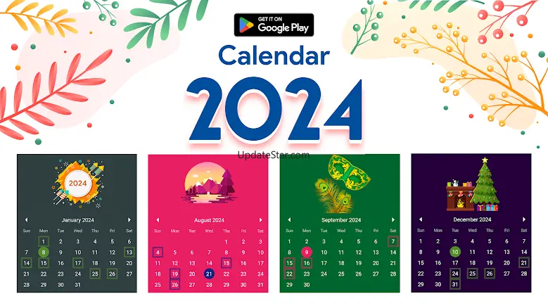 Calendar 2024 :Diary, Holidays 1.2.21