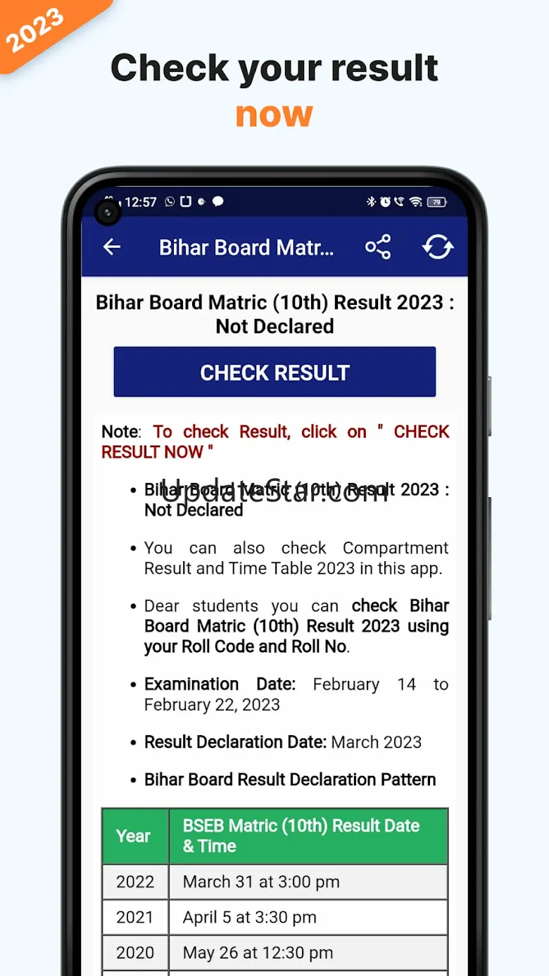 10th ,12th Board Result 2023 2.1.5