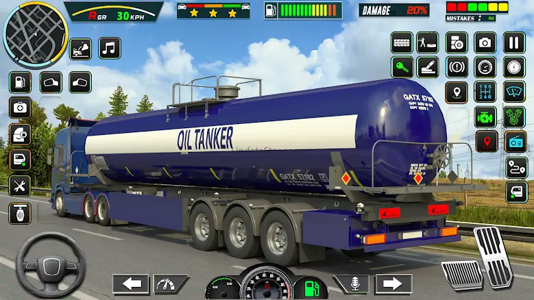 US Oil Tanker Transporter Game 0.1