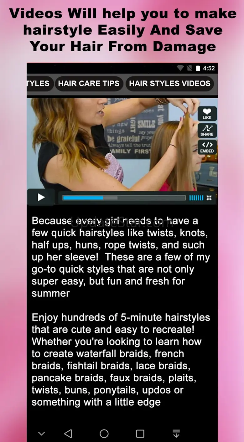 Cute Girls Hairstyles Tutorial 2.5.5