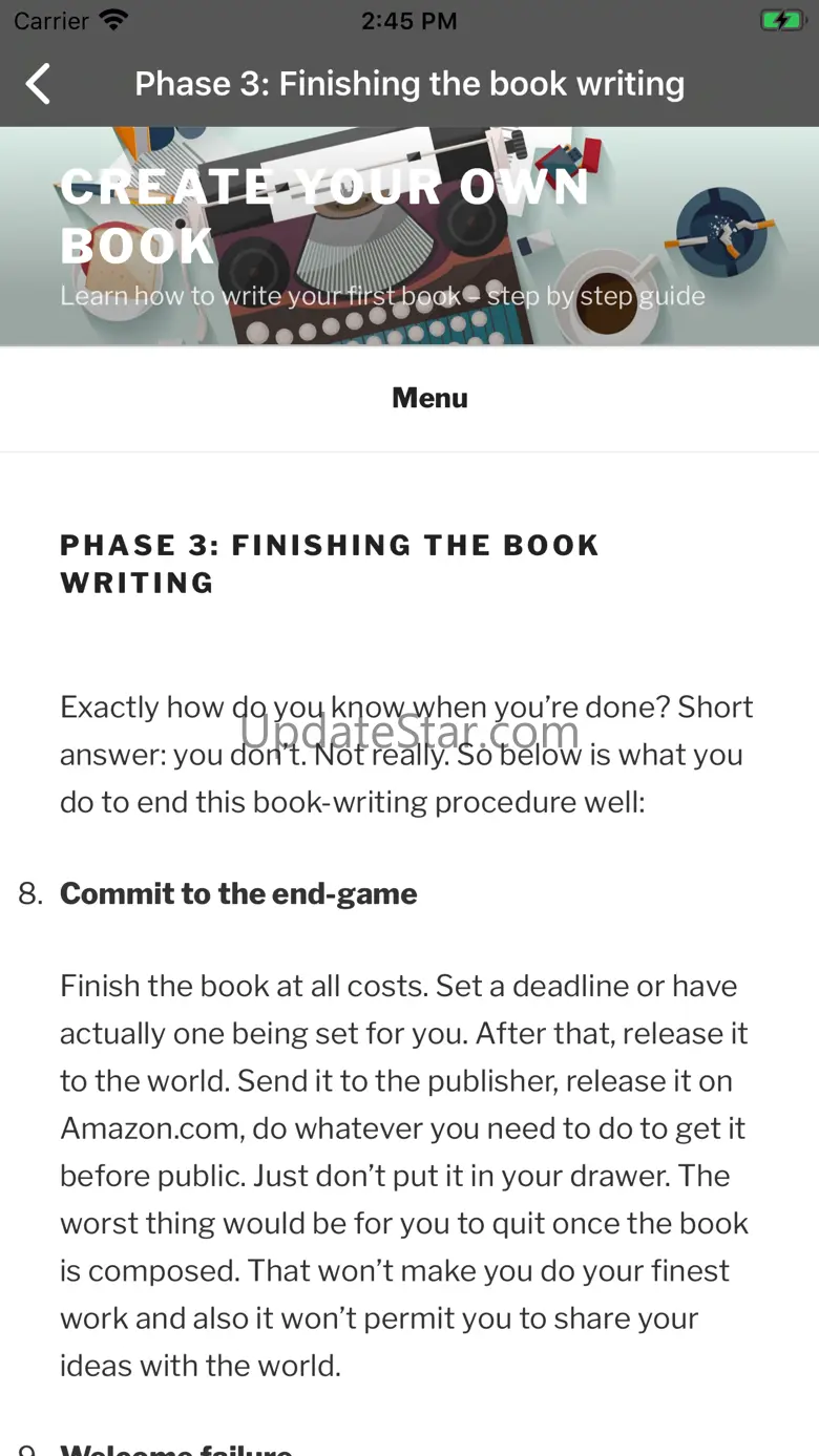 Write a Book: New Writer Guide 2.1.3