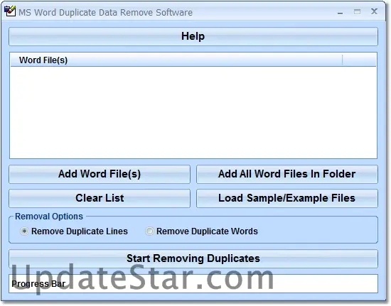 MS Word Duplicate Data Remove Software