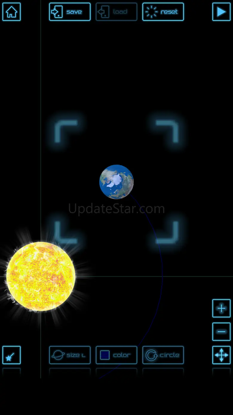 Planet simulation 2.8.0