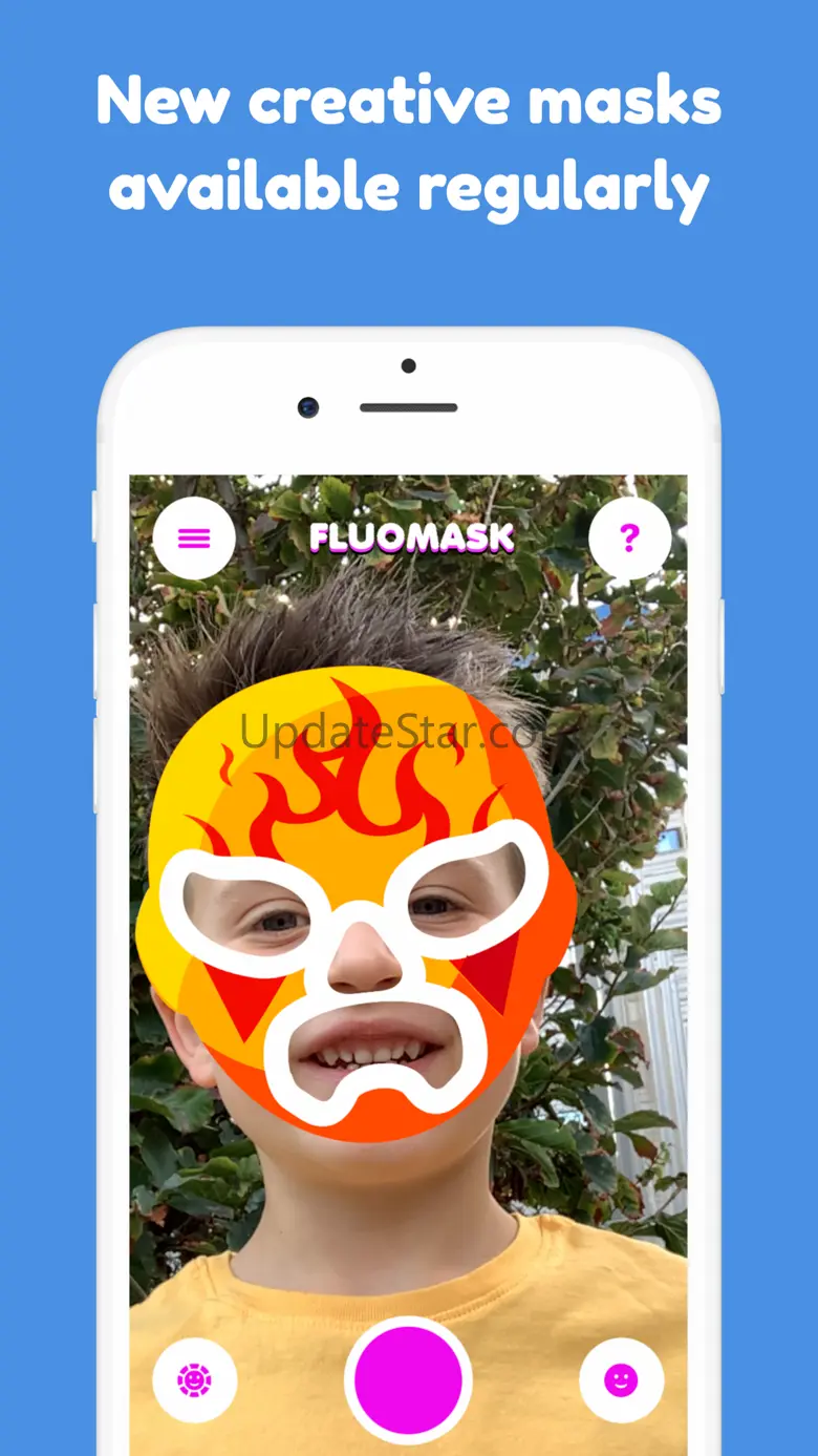 Funny face kids 4+ FluoMask 5.8