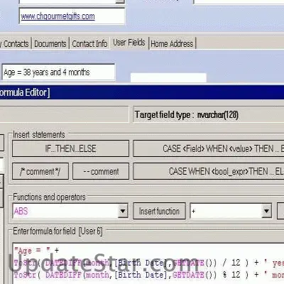 Abacus Calculated Fields for ACT! by Sage 9.5