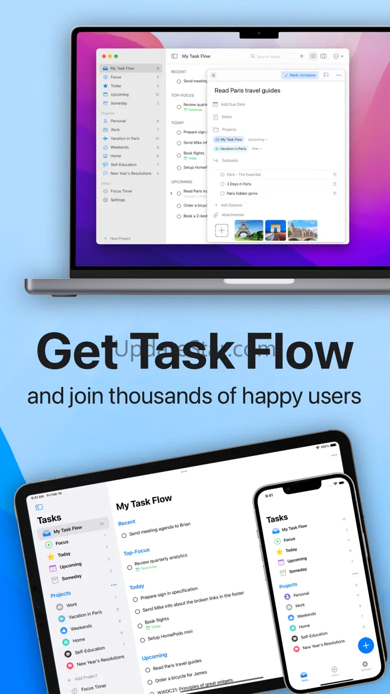 Task Flow: Tasks & Checklist 2.3.3