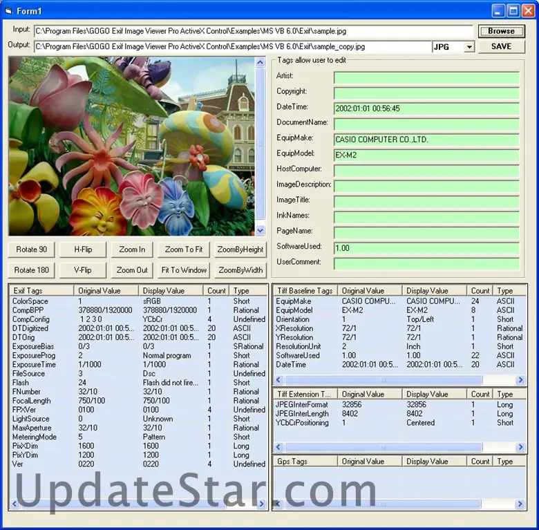 GOGO Exif Image Viewer Pro ActiveX SDK 2.38
