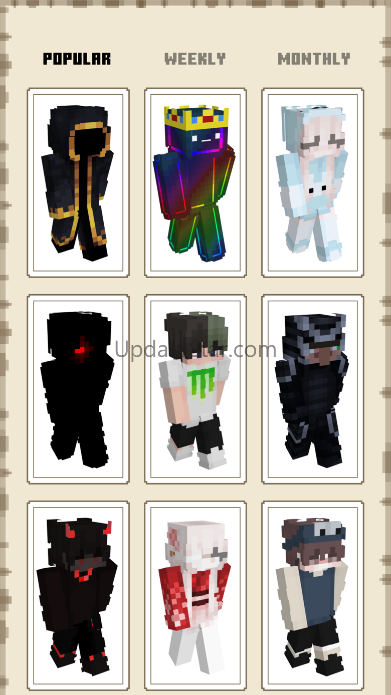 Skins for Minecraft : Creative 1.9.23