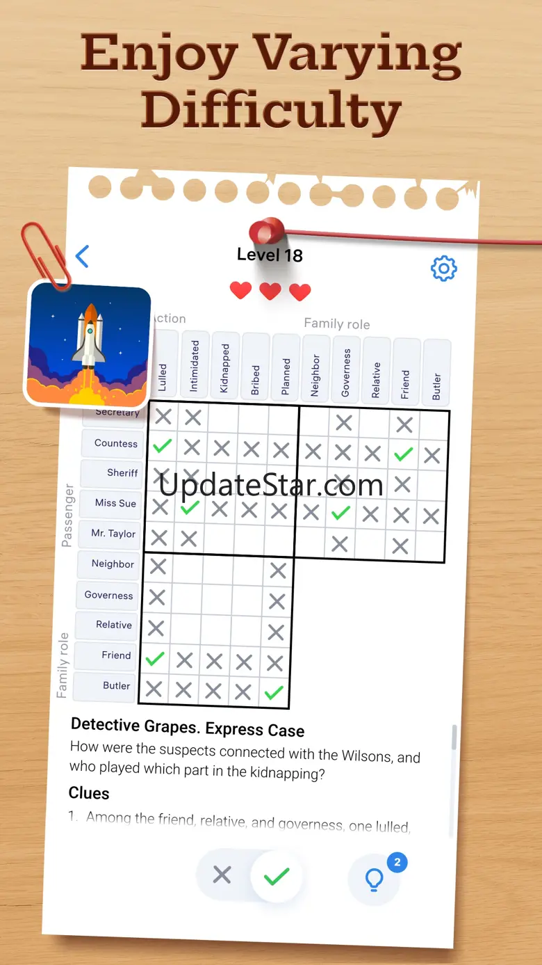 Logic Puzzles - Clue Game 1.5.3
