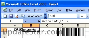 ABarCode for Excel 1.2.1