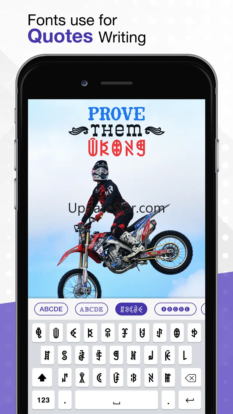 Fonts Art- Keyboard for iPhone 4.3