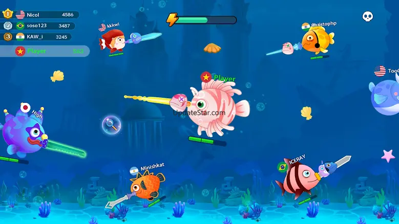 Shark vs Fish .io-Hungry World 1.0.33