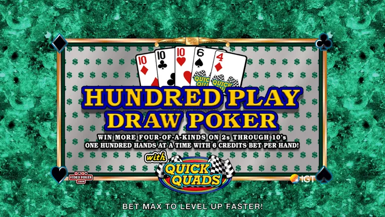 Hundred Play Draw Poker 1.15.1