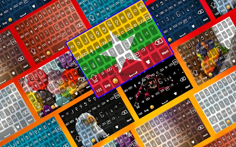 Myanmar keyboard 2020: Burma k 1.7
