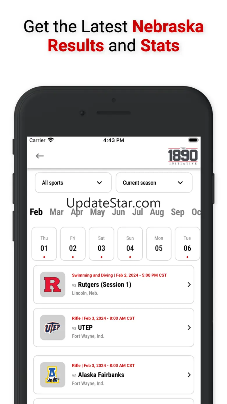 Official Nebraska Huskers 174.3.7