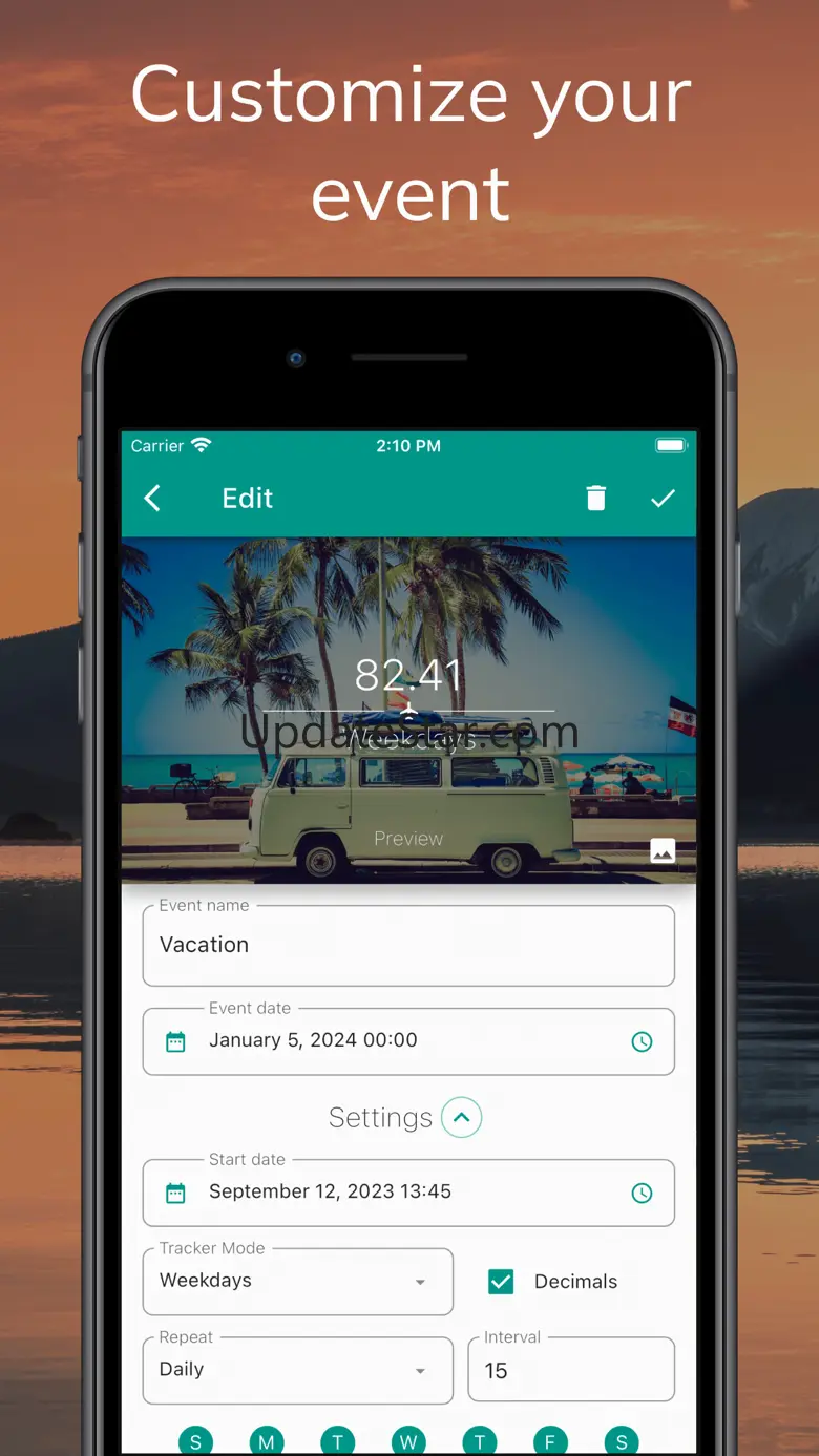 Countdown Time Days Until app 2.11