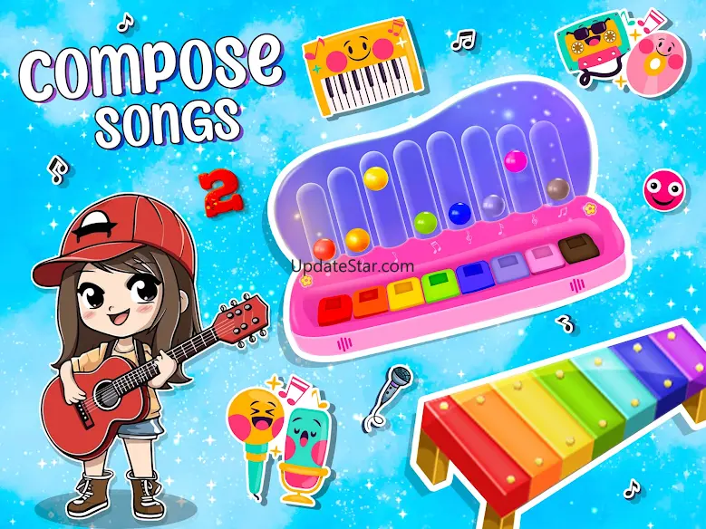 Real Pink Piano For Girls 13.0