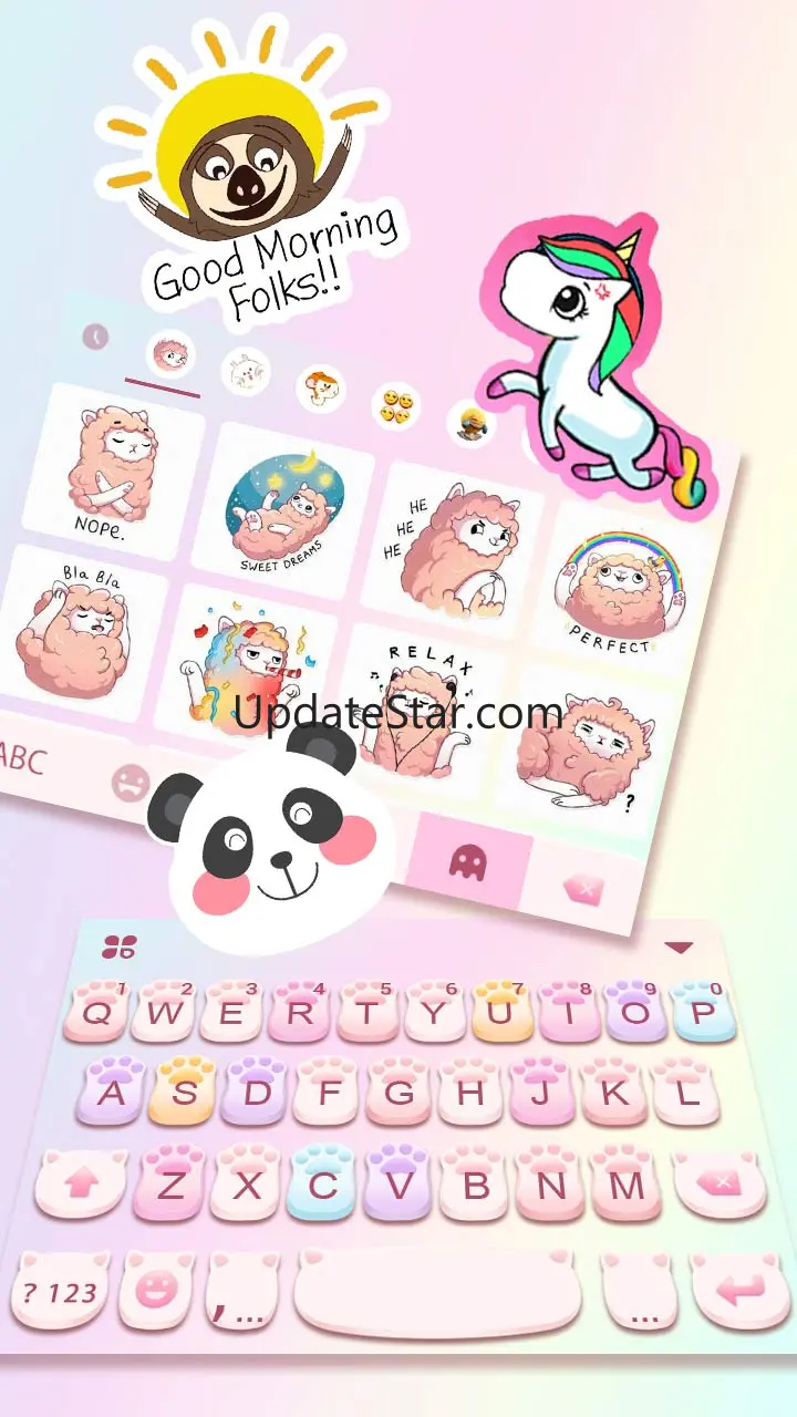 Cute Cat Paws Theme 10.30