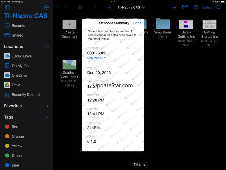 TI-Nspire™ CAS 6.2.1