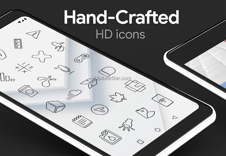 Lines Dark - Icon Pack 3.4.9