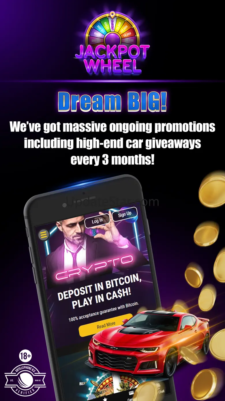 Jackpot Wheel Online Casino 2.0