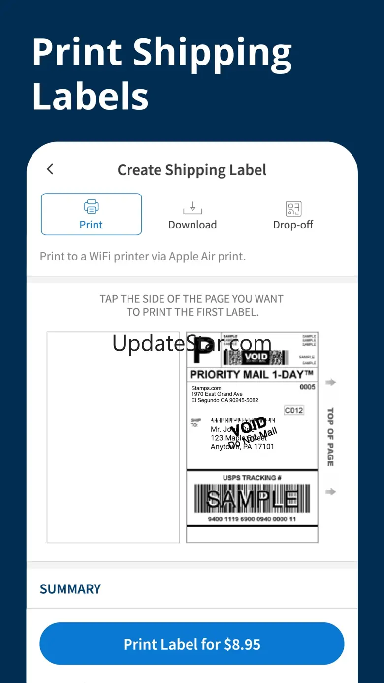 Stamps.com Mobile App 1.6.0