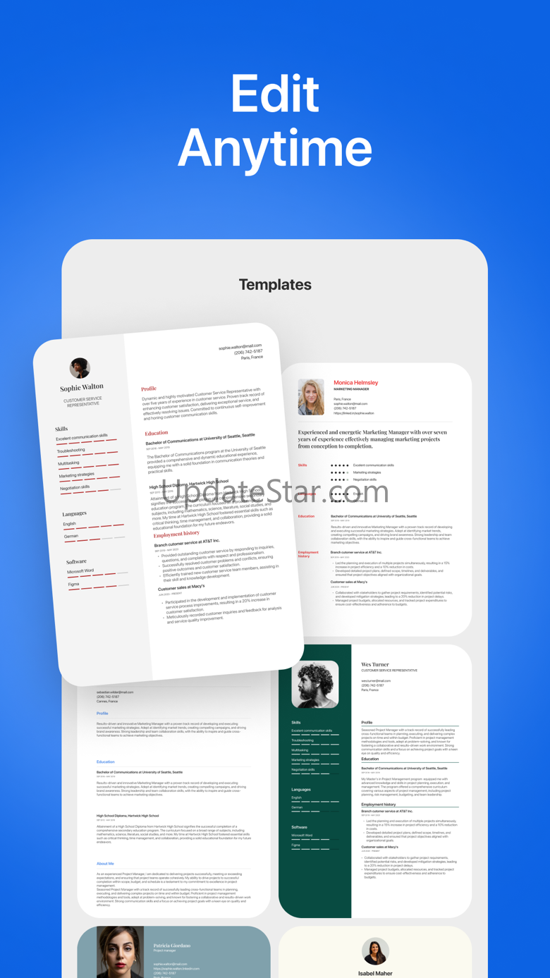 Resume, CV, Cover Letter Maker 1.0.1