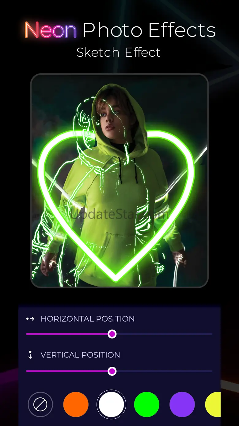 Neon Text on Photo - Text Glow 3.1