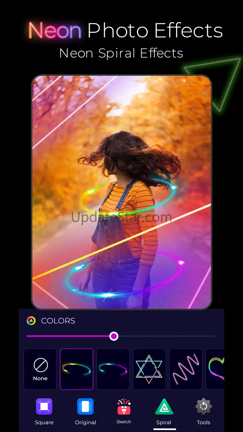Neon Text on Photo - Text Glow 3.1