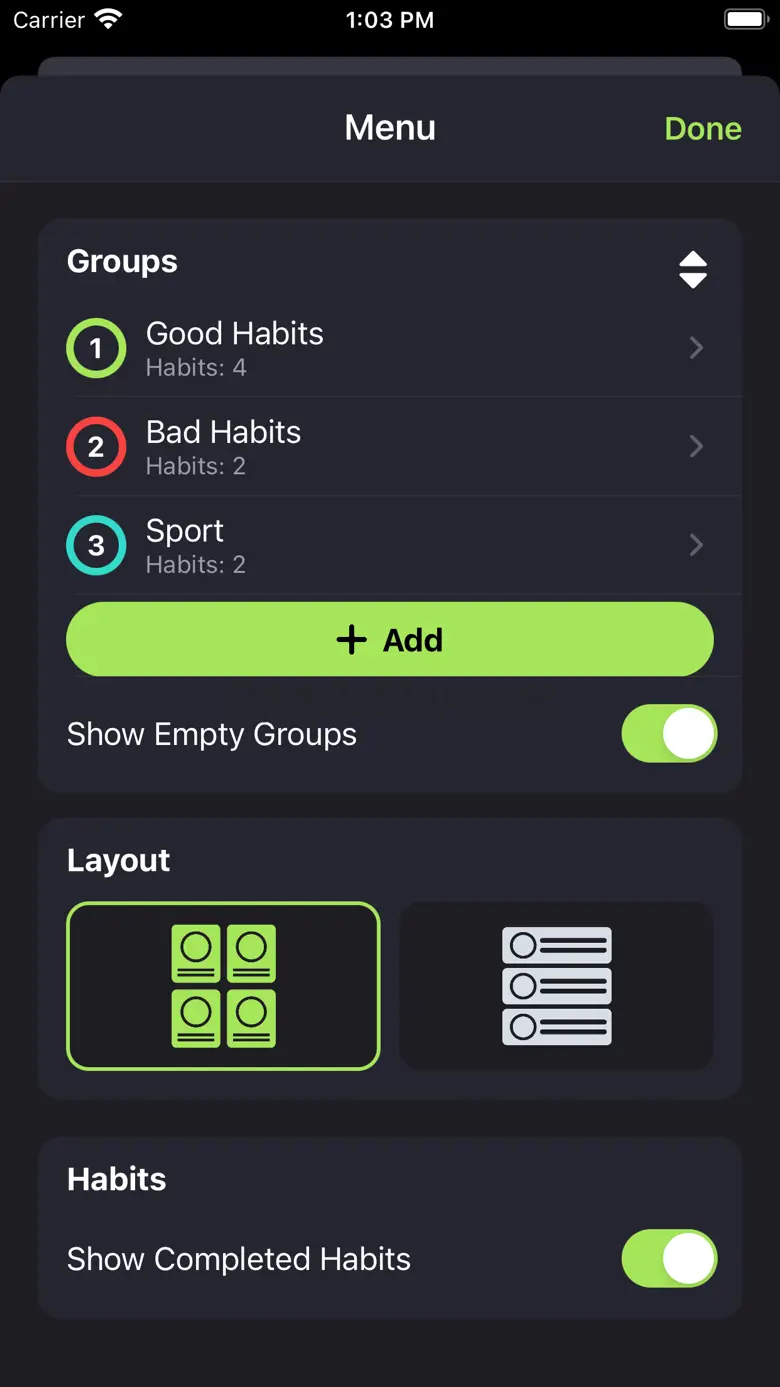 22 Days: Habit Tracker 2.0