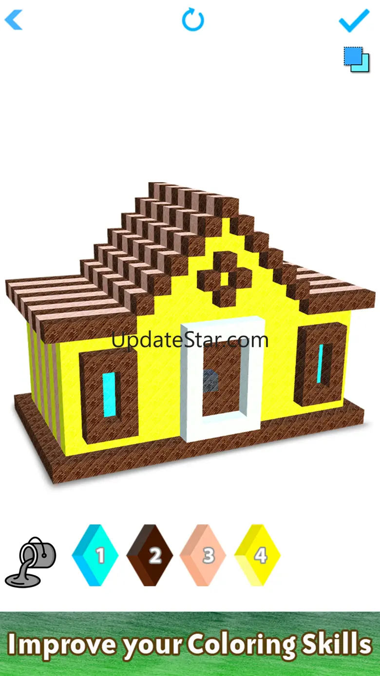 House 3D Voxel Color By Number 3.5