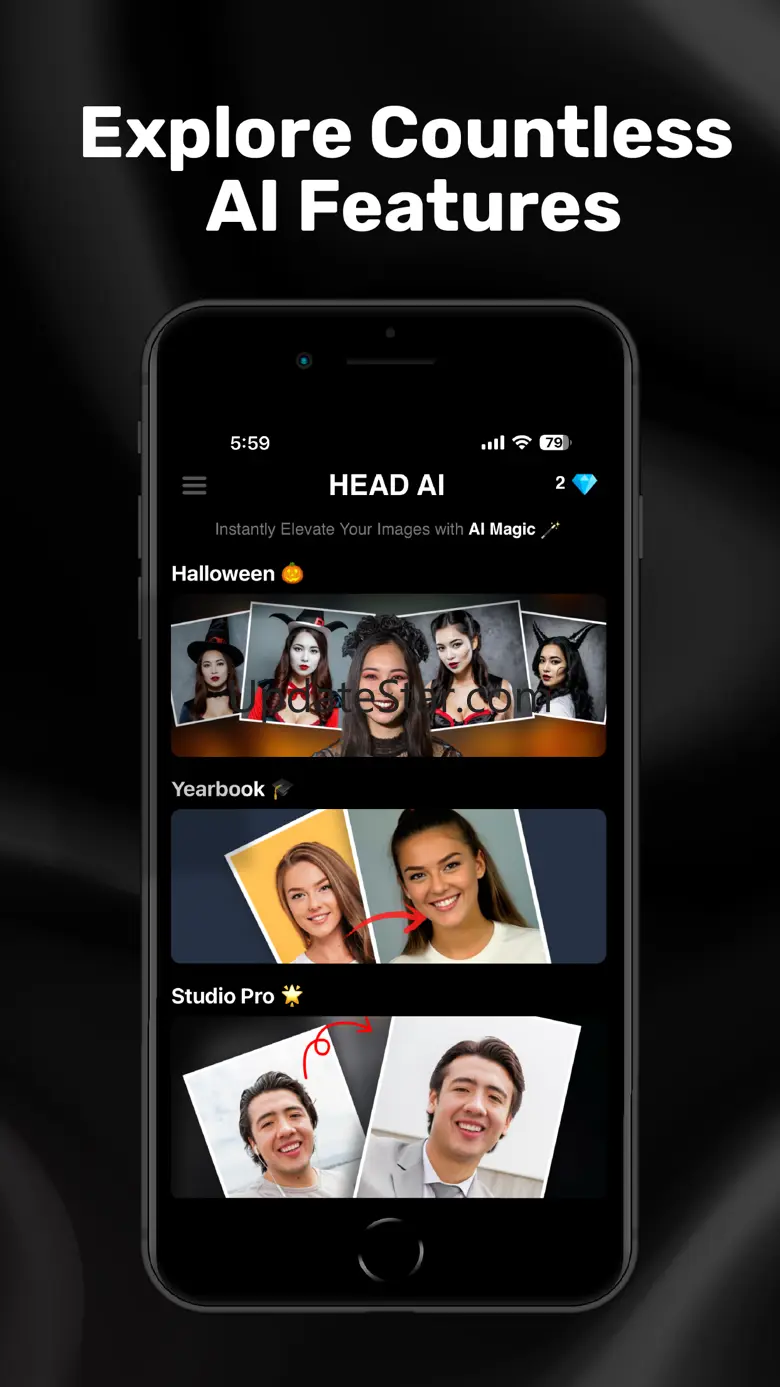 AI Photo Art Generator: HeadAI 1.6