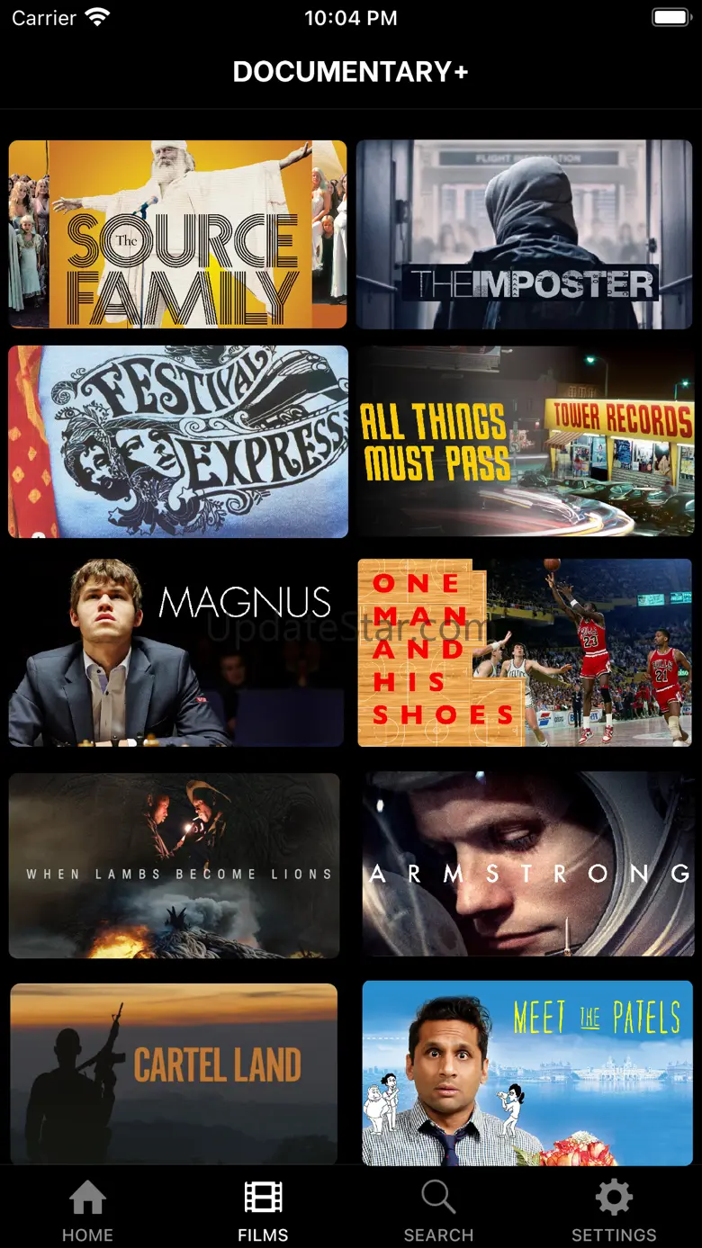 DOCUMENTARY+ | Streaming App 1.3