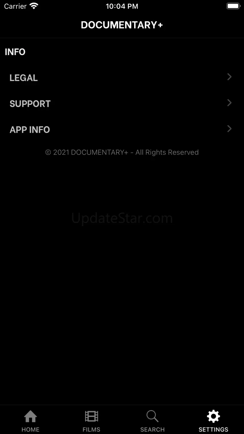 DOCUMENTARY+ | Streaming App 1.3