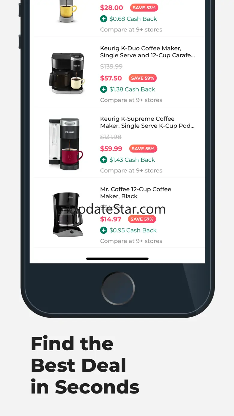 Price.com: Cash Back & Coupons 2.9.89