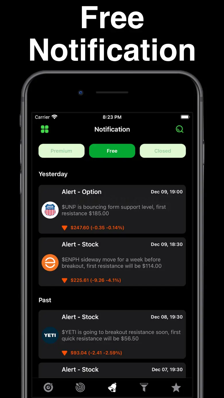 Stocks Alert - Stock Screener 1.3