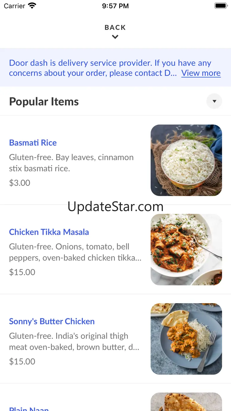 Sonny's Indian Kitchen 3.18.0
