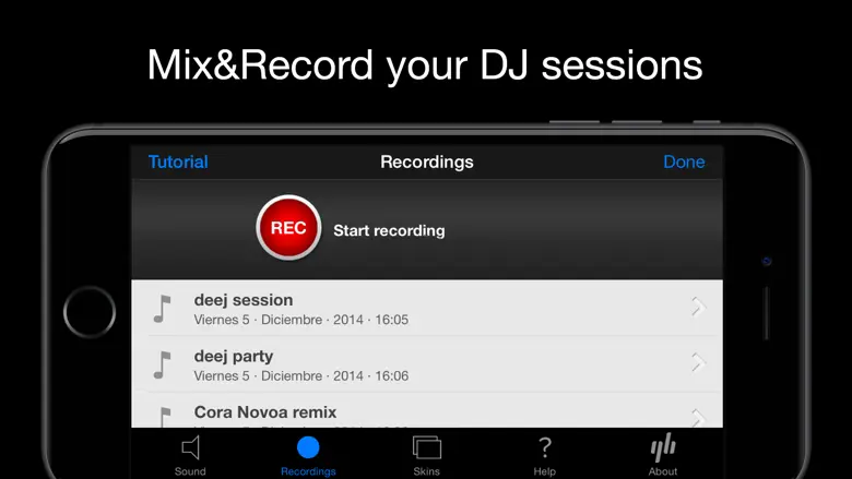 deej - DJ turntable. Mix, record, share your music 6.0