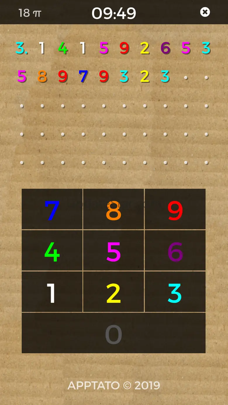 Pi Digits Memory Game 2.2.3