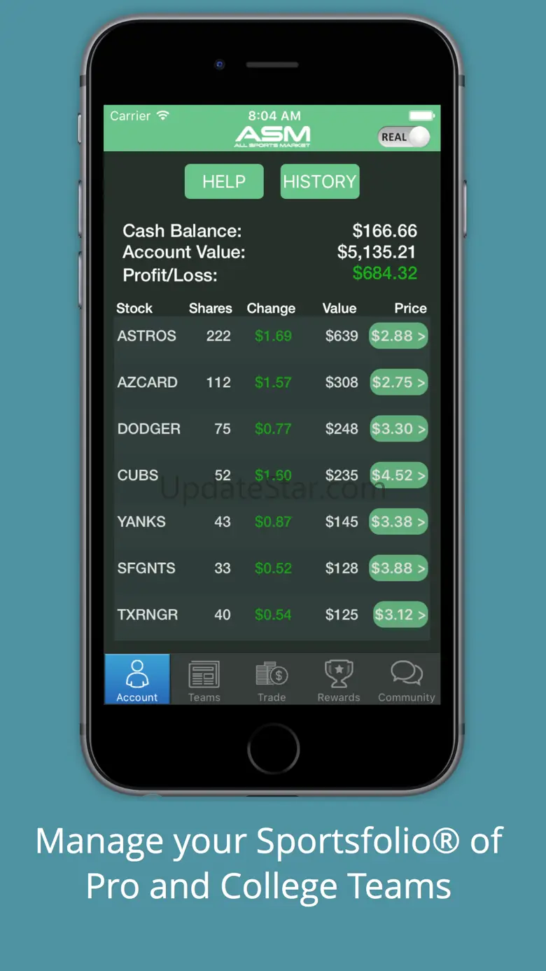 ASM - AllSportsMarket Global Sports Stock Market 3.0