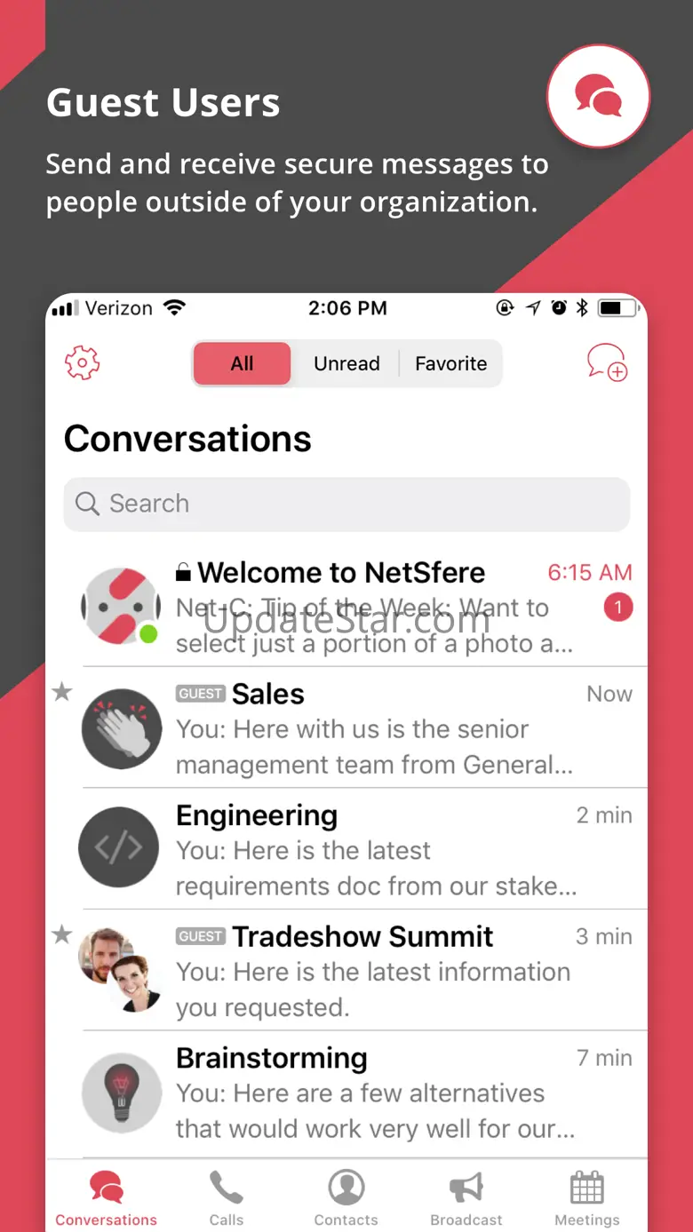 NetSfere Secure Messaging 6.4.1
