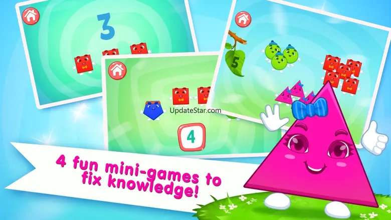 Learning Numbers, Shapes. Game 2.1.1